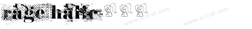 rage halic字体转换